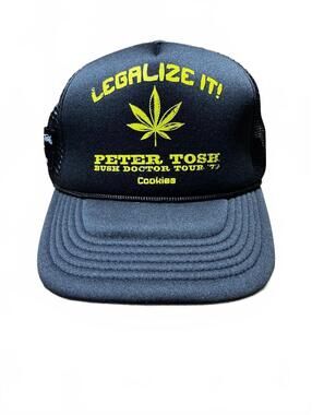 Cookies x Peter Tosh "Legalize It!" Trucker Hat Black/Yellow